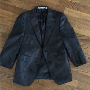 Boys suede sports jacket